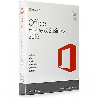 Office Home & Business 2016 For Mac